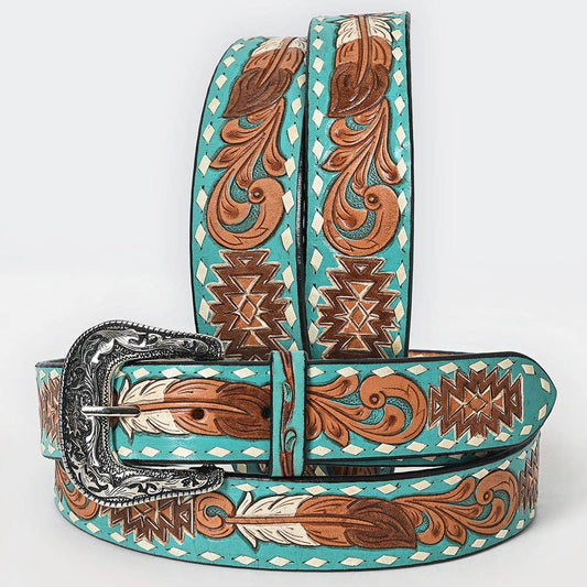 Ceinture | Plumes Aztec Turquoise Unisex
