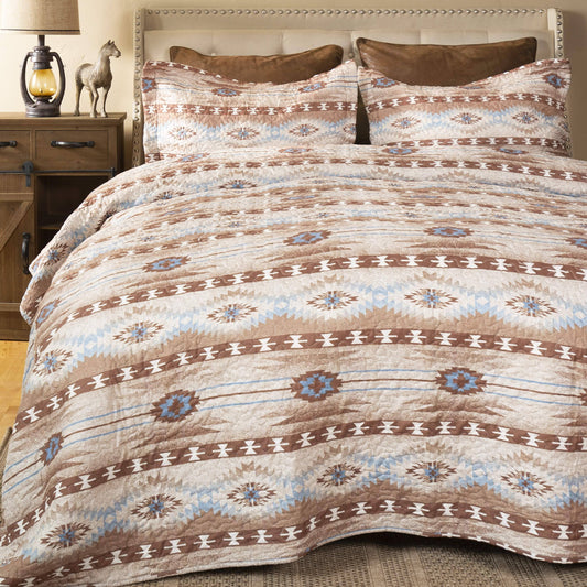 Ensemble de Lit | Wrangler® Desert Dusk Quilt Set