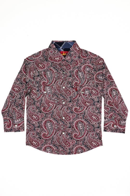 Rodeo Clothing | Chemise | Paisley Rouge