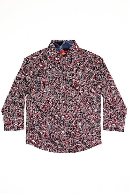 Rodeo Clothing | Chemise | Paisley Rouge