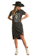 Load the image into the gallery, Rock &amp; Roll | T-Shirt Dress | Western Vibes
