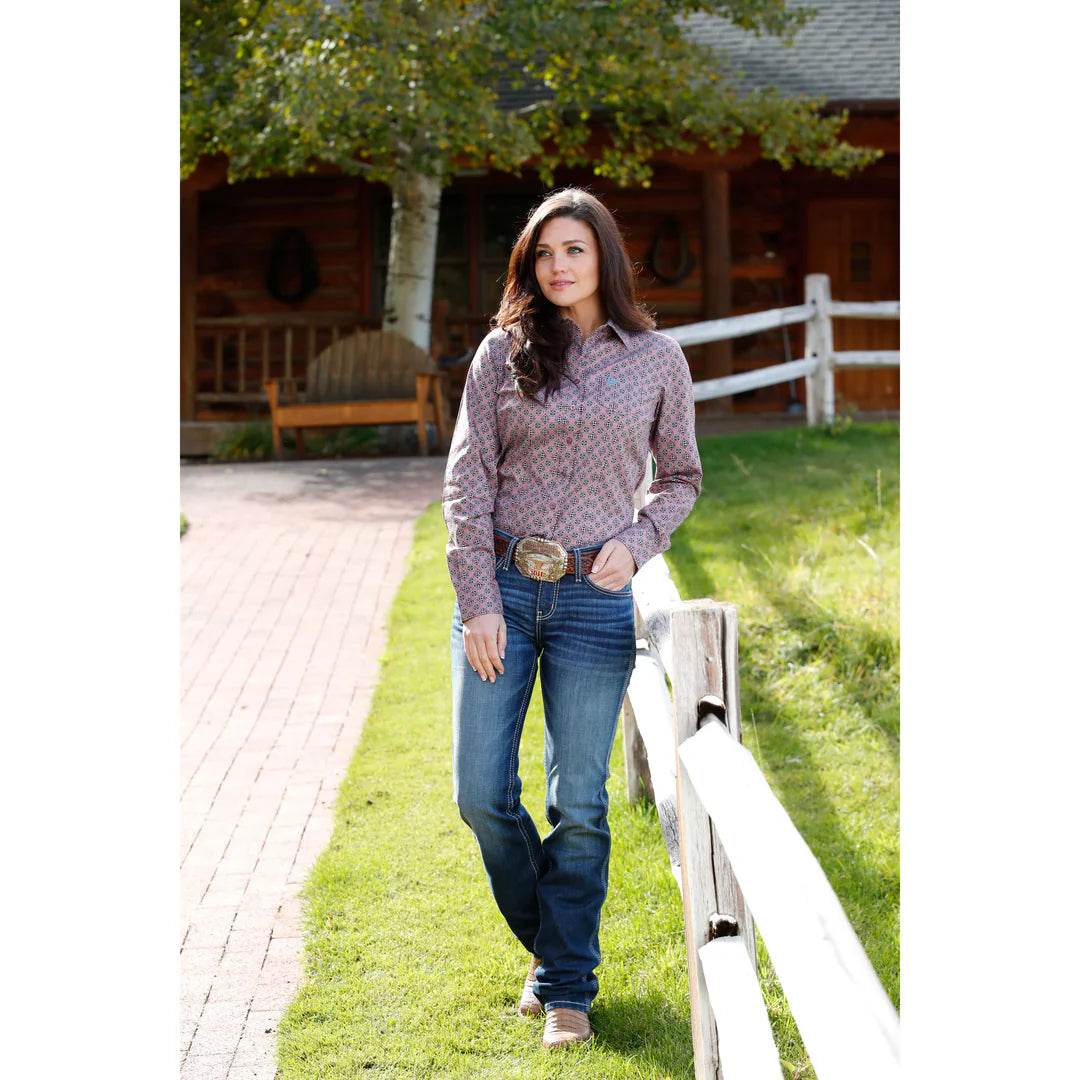 Cinch | Chemise | Fleuri Old Pink