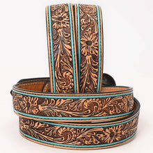 Charger l&#39;image dans la galerie, Ceinture | Fleuri Turquoise Unisex

