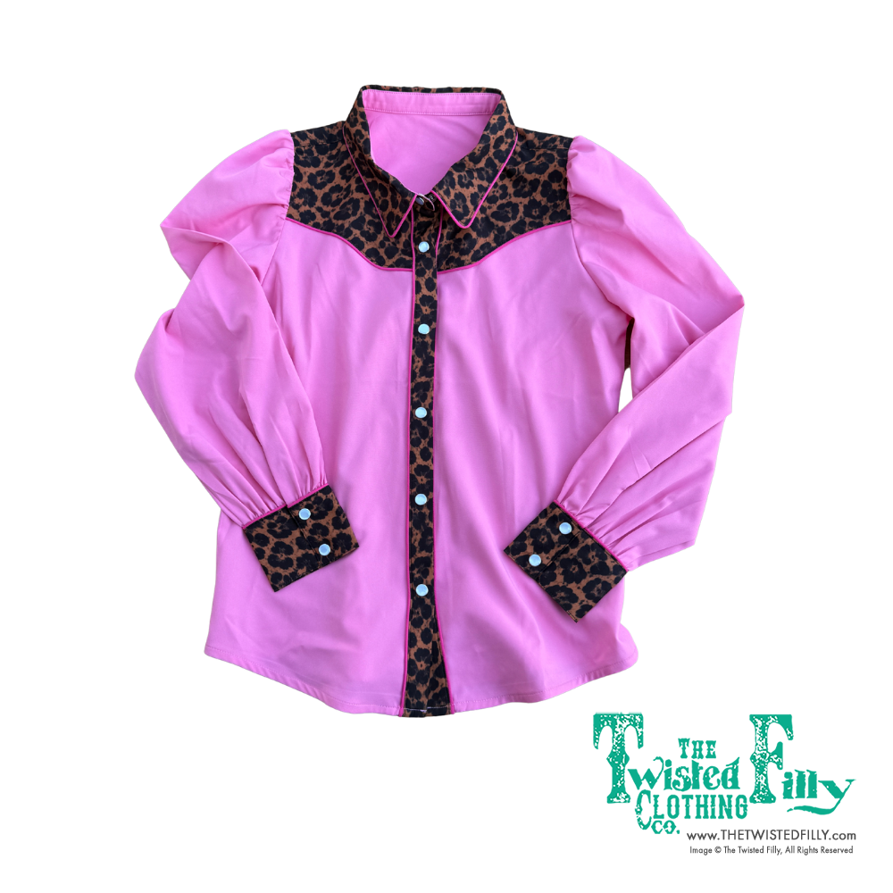 Twisted Filly | Chemise | Pink Cheetah Yoke