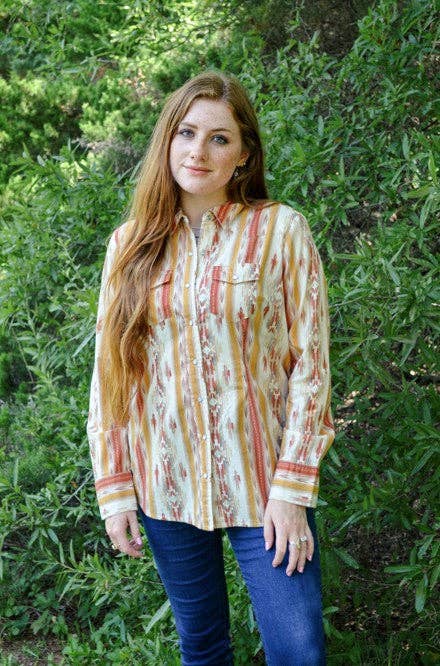 Cotton & Rye | Chemise | The Peyote Pearl Snap