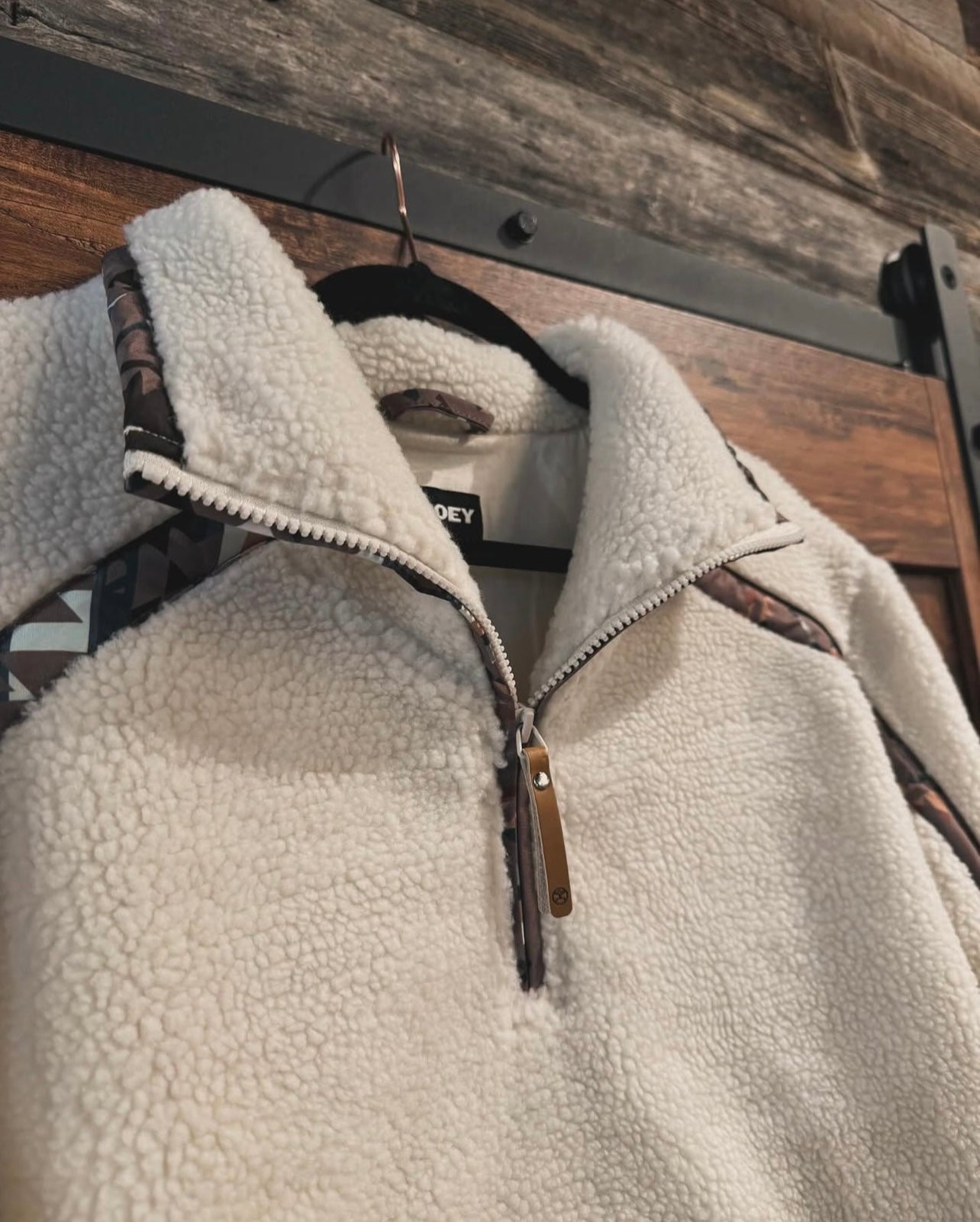 Hooey | Pull-Over Sherpa | Blanc & Aztec (XL & XXL)