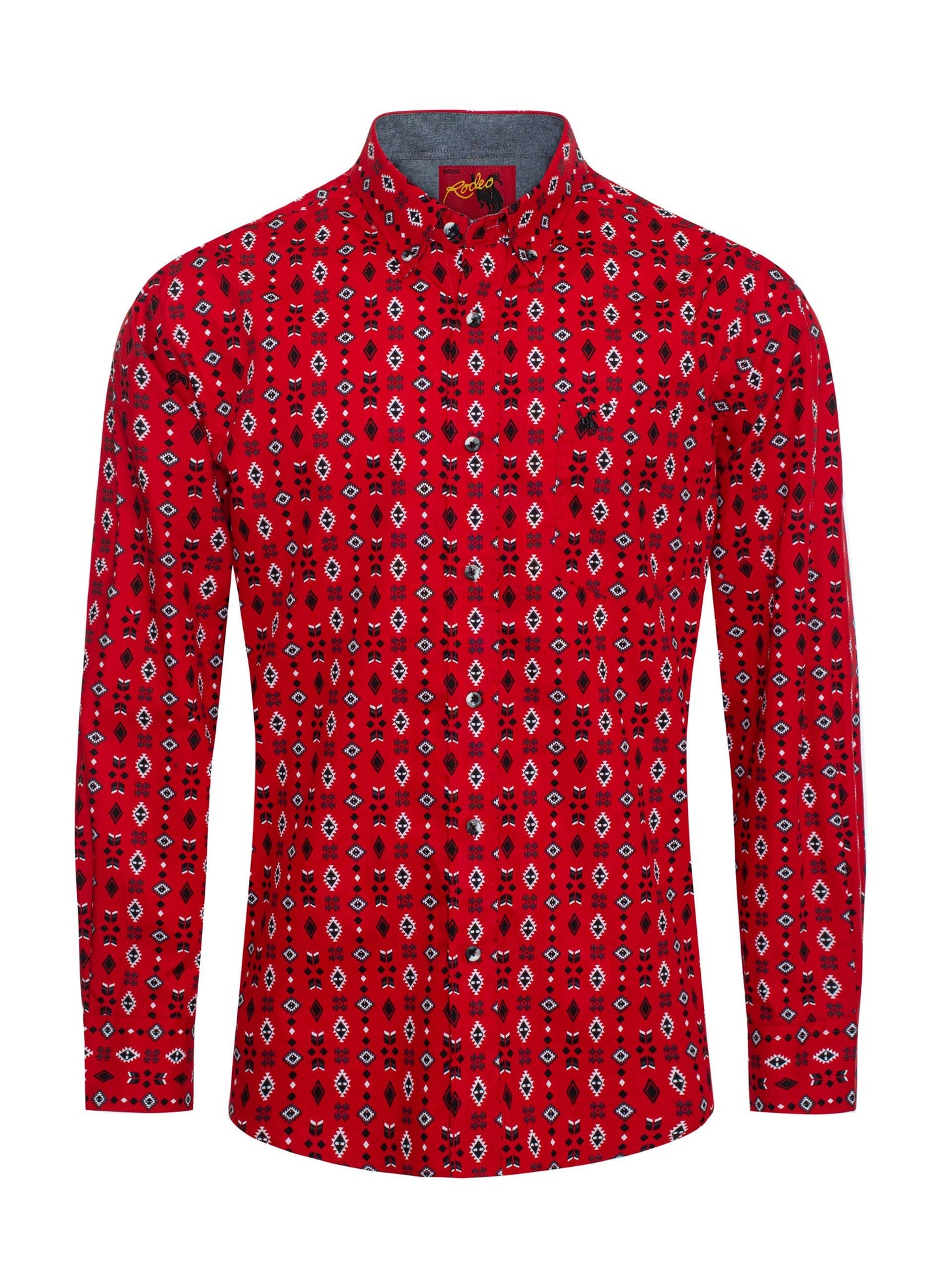 Rodeo Clothing | Chemise | Red Aztec