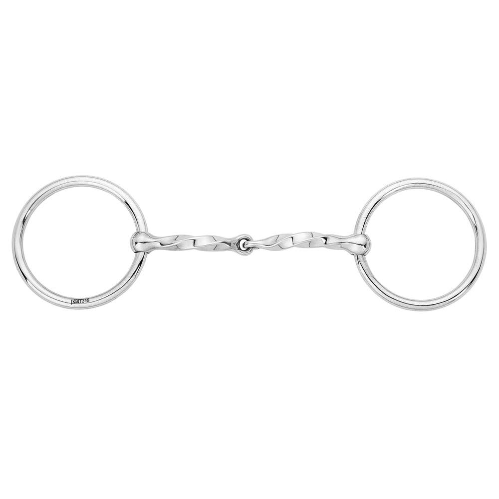 Mors | Bar H Loose Ring Slow Twist Jointed Mouthpiece