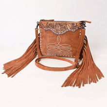 Load the image into the gallery, Sacoche à Bandoulière | Brown Suede Fringe Yoke
