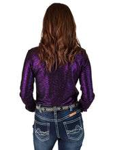 Charger l&#39;image dans la galerie, Cowgirl Tuff | Chemise Pullover | Grape Shimmer
