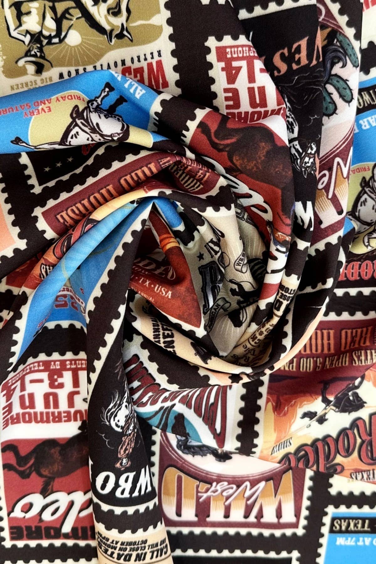 Wild Rag | Western Blue Rodeo Horse