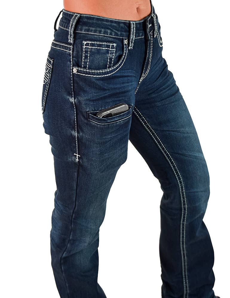 Cowgirl Tuff HIVER | Doublées Boot Stitch Blanc (24L & 25L)