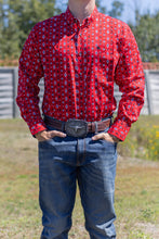 Charger l&#39;image dans la galerie, Rodeo Clothing | Chemise | Red Aztec
