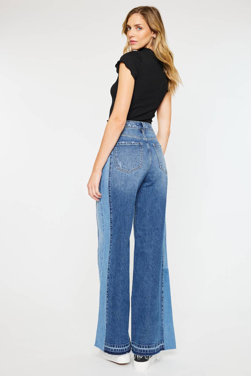 Kancan | High Wide Leg Raw Hem