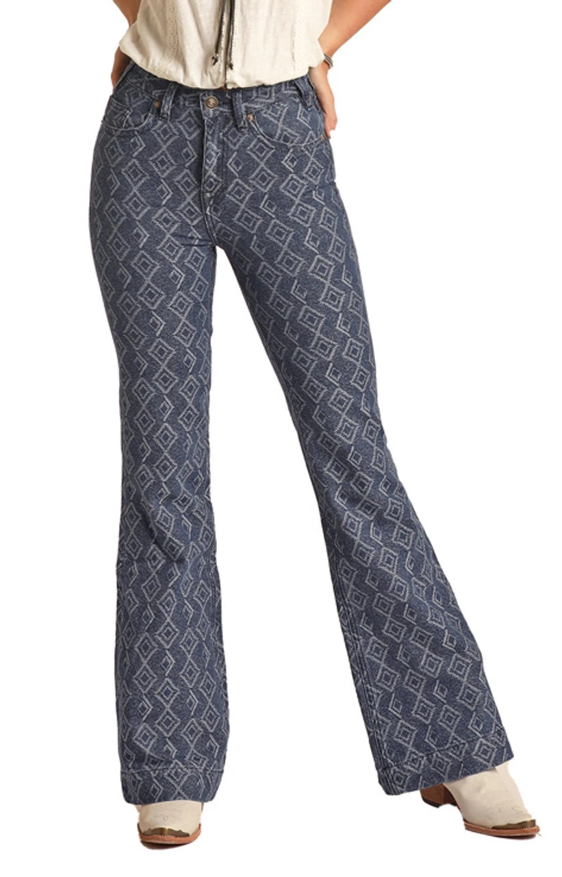 Rock & Roll | Jacquard Aztec Trouser