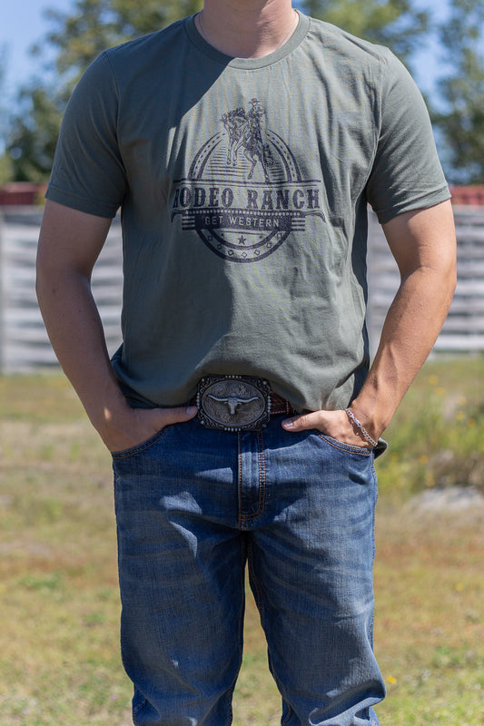 Rodeo Ranch | T-Shirt | Get Western Lieutenant Green