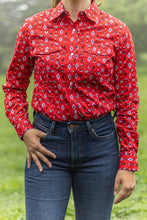Load the image into the gallery, Rodeo Clothing | Chemise | Red Aztec
