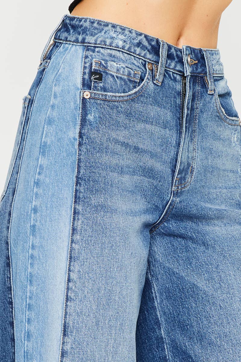 Kancan | High Wide Leg Raw Hem