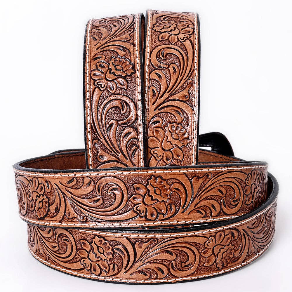 Ceinture | Floral Tooled Unisex