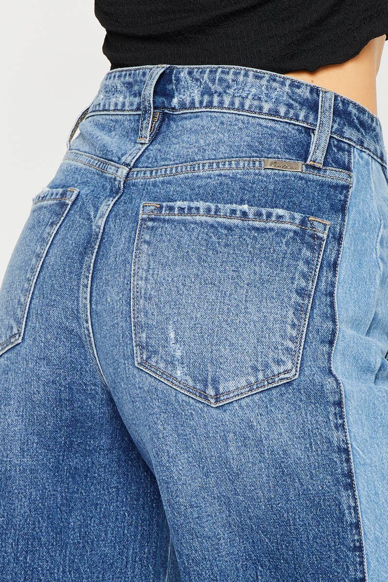 Kancan | High Wide Leg Raw Hem