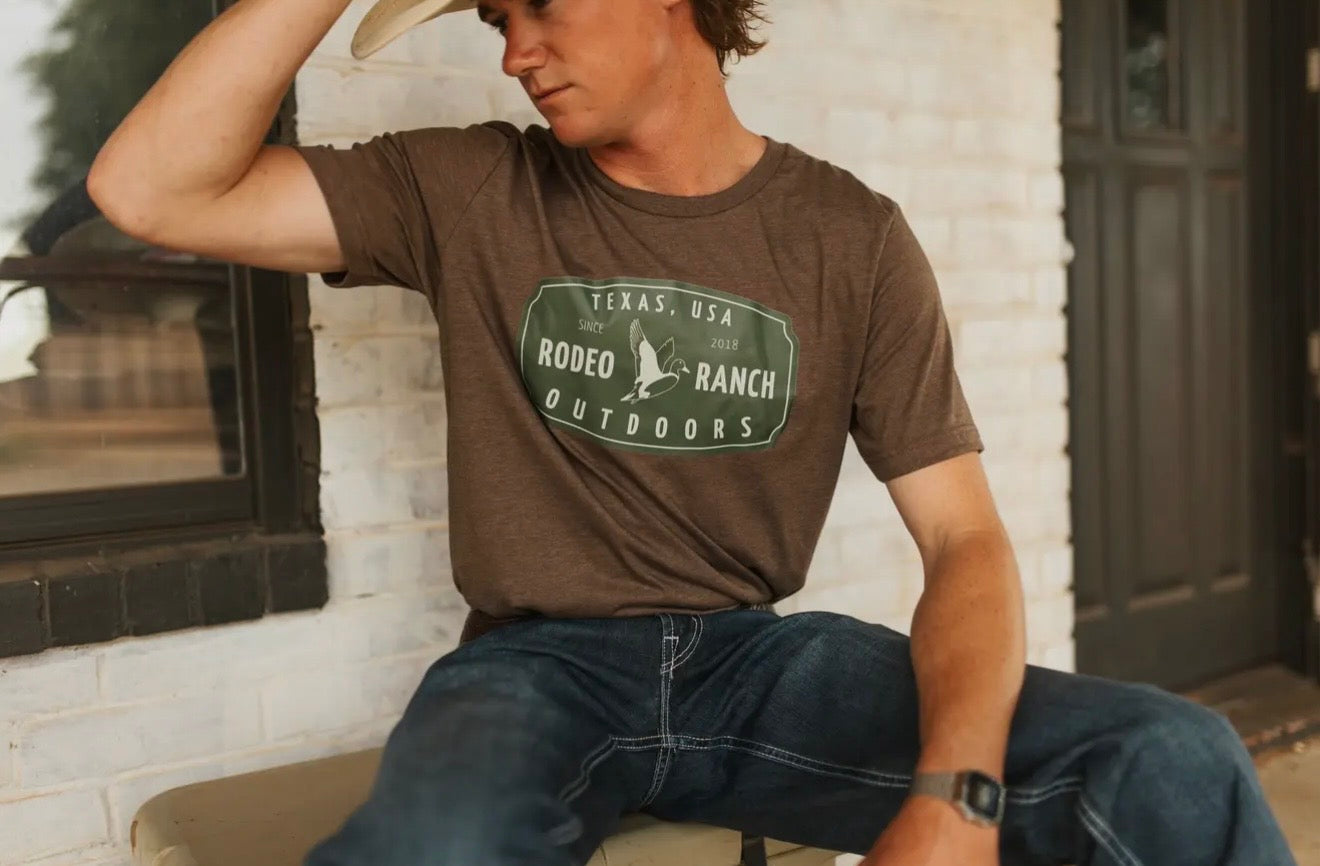Rodeo Ranch | T-Shirt | Duck Outdoors Heather Brown