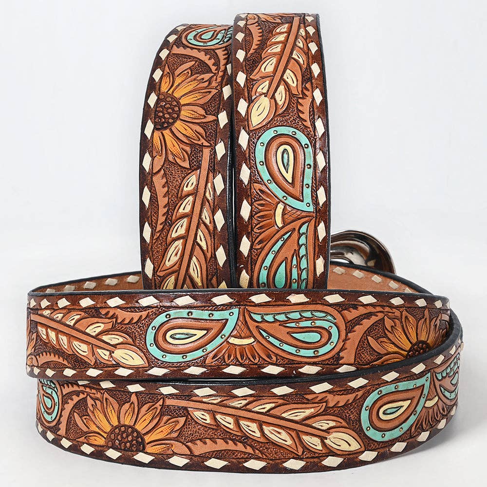 Ceinture | Tournesols Turquoise Paisley