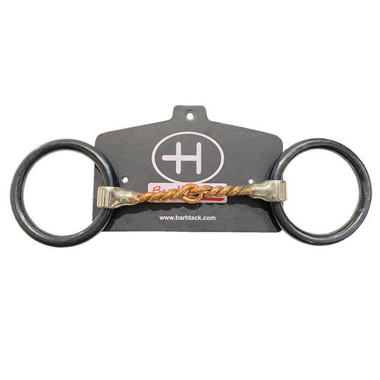 Mors | Bar H O Ring Twisted Copper Wire Snaffle