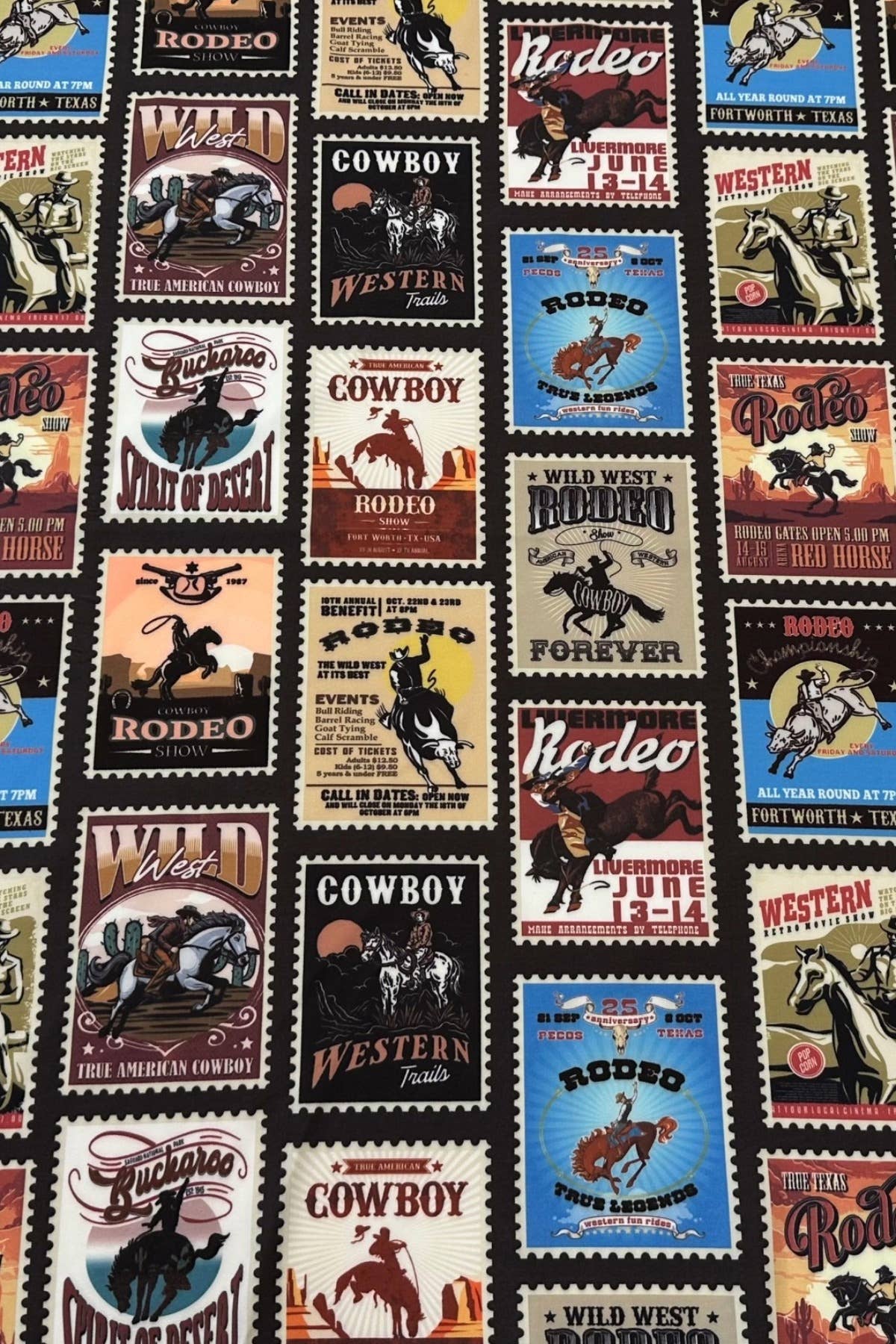 Wild Rag | Western Blue Rodeo Horse