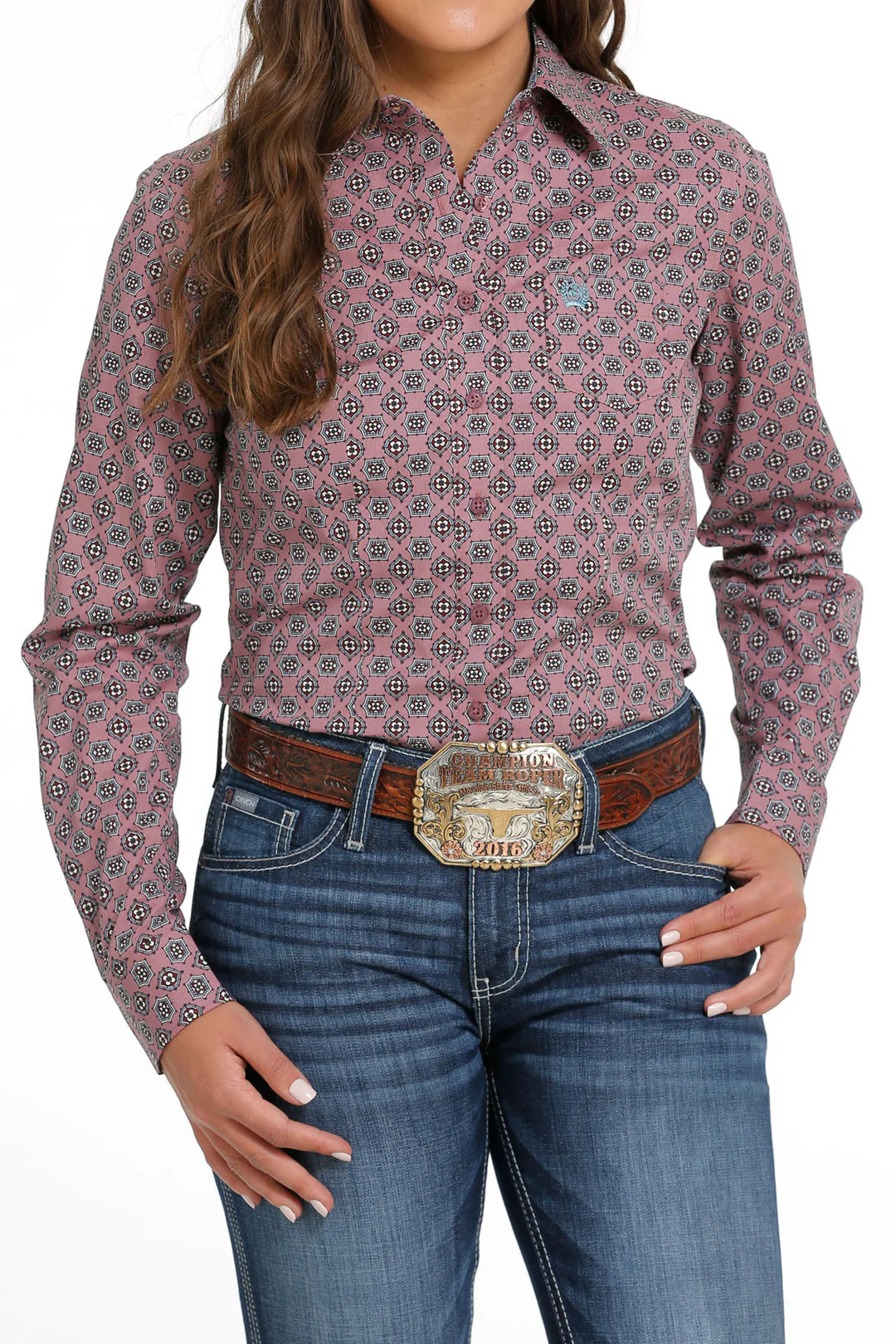 Cinch | Chemise | Fleuri Old Pink