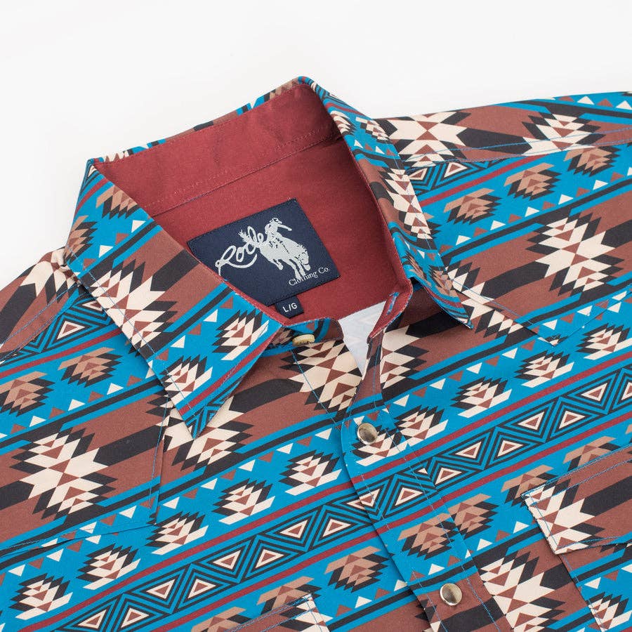 Rodeo Clothing | Chemise | Dark Aztec