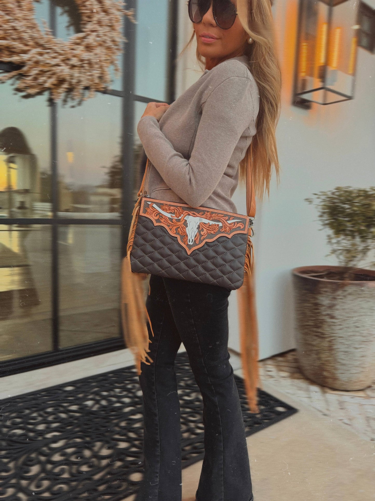 Sac à bandoulière | Lainey Steer Longhorn