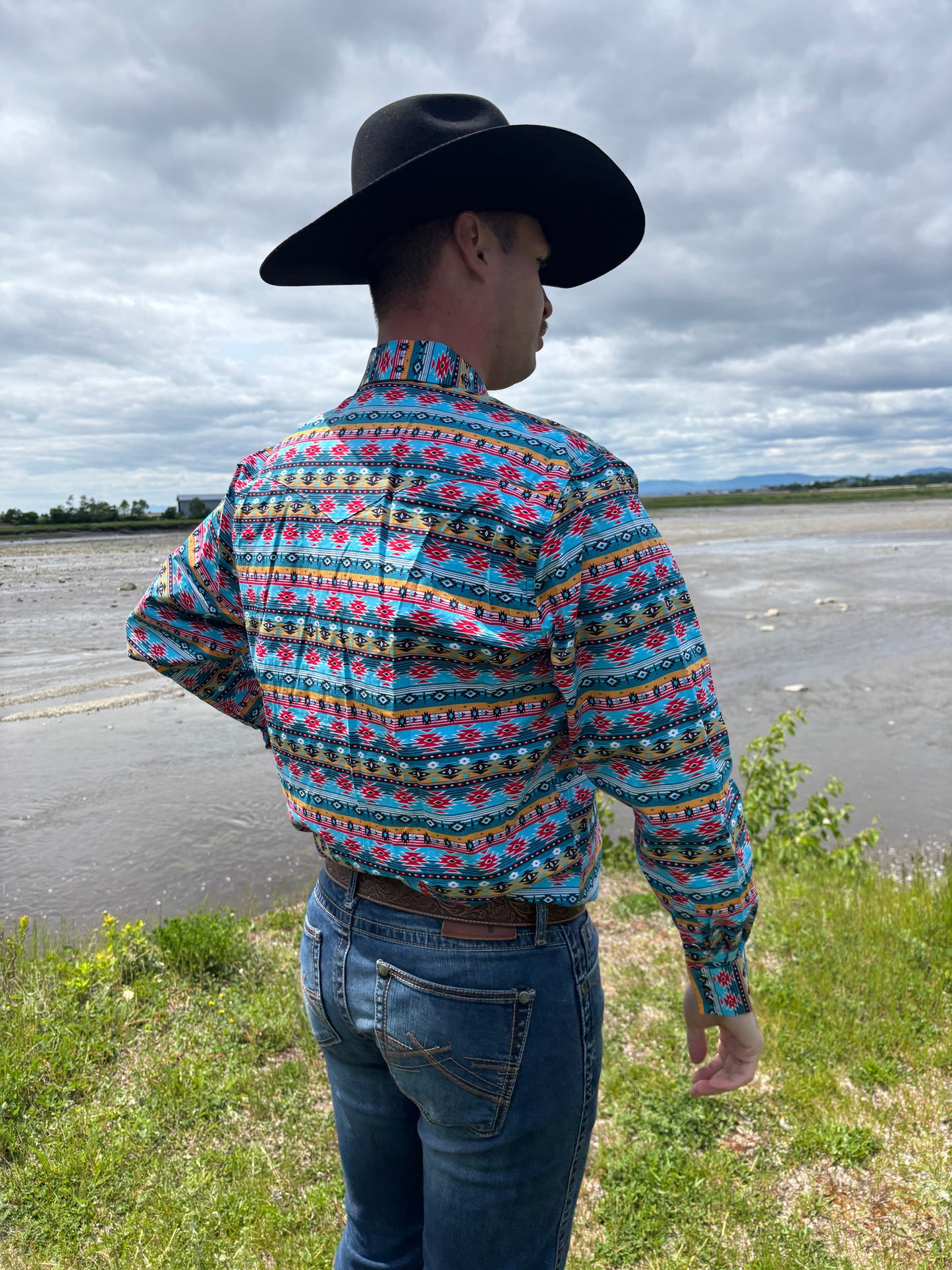 Rodeo Clothing | Chemise | Retro Aztec