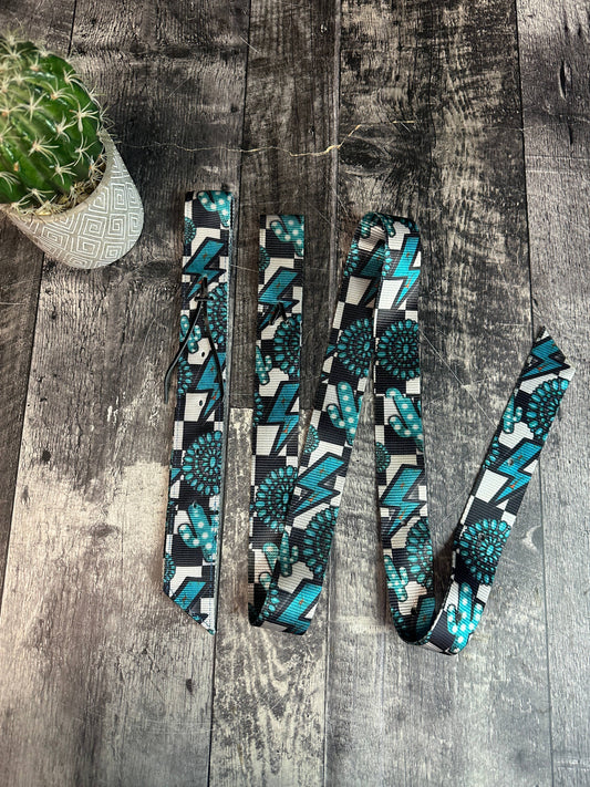 Ensemble de Sanglons & Contre-Sanglons | Turquoise Glass