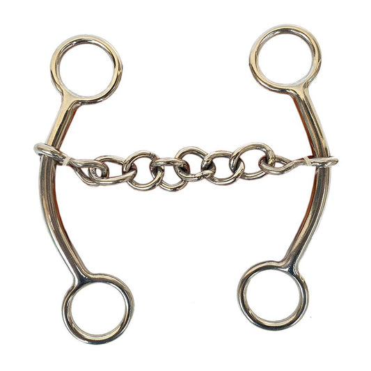 Mors | Bar H Mouthpiece Chain Curb Bit Stainless Steel