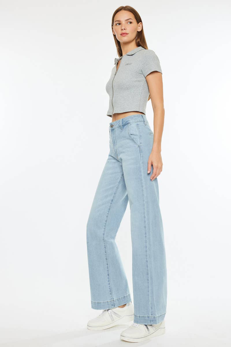 Kancan | High Wide Leg Trouser