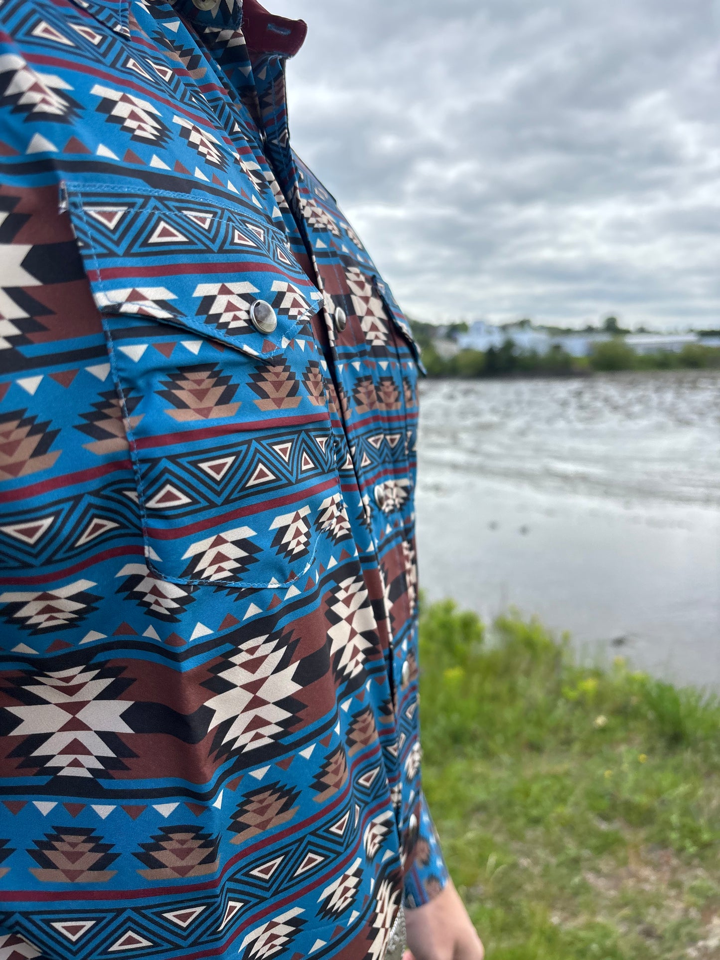 Rodeo Clothing | Chemise | Dark Aztec