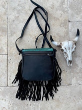 Charger l&#39;image dans la galerie, Sac à bandoulière | The Lexie Noir &amp; Turquoise
