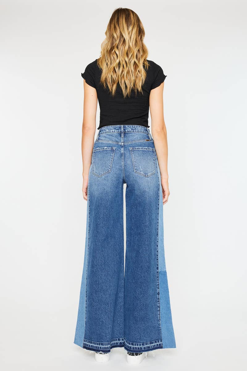Kancan | High Wide Leg Raw Hem