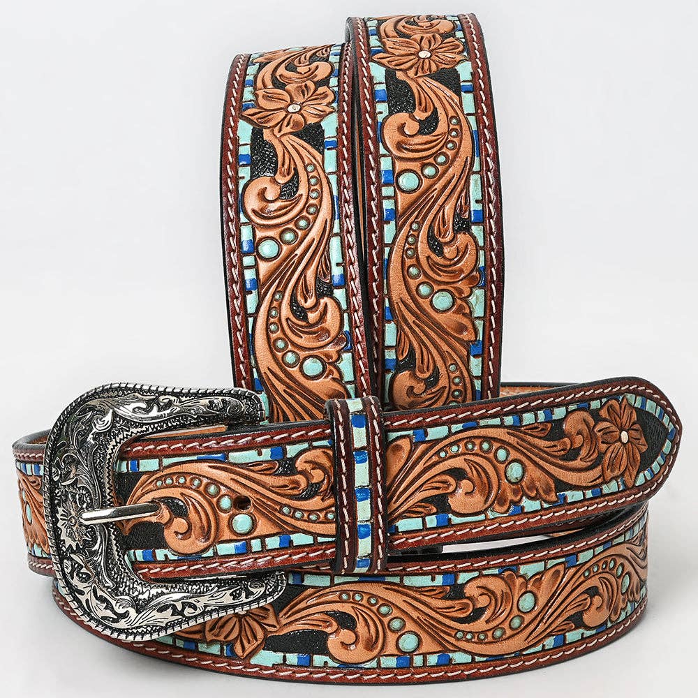 Ceinture | Fleuri Tooling Bleu