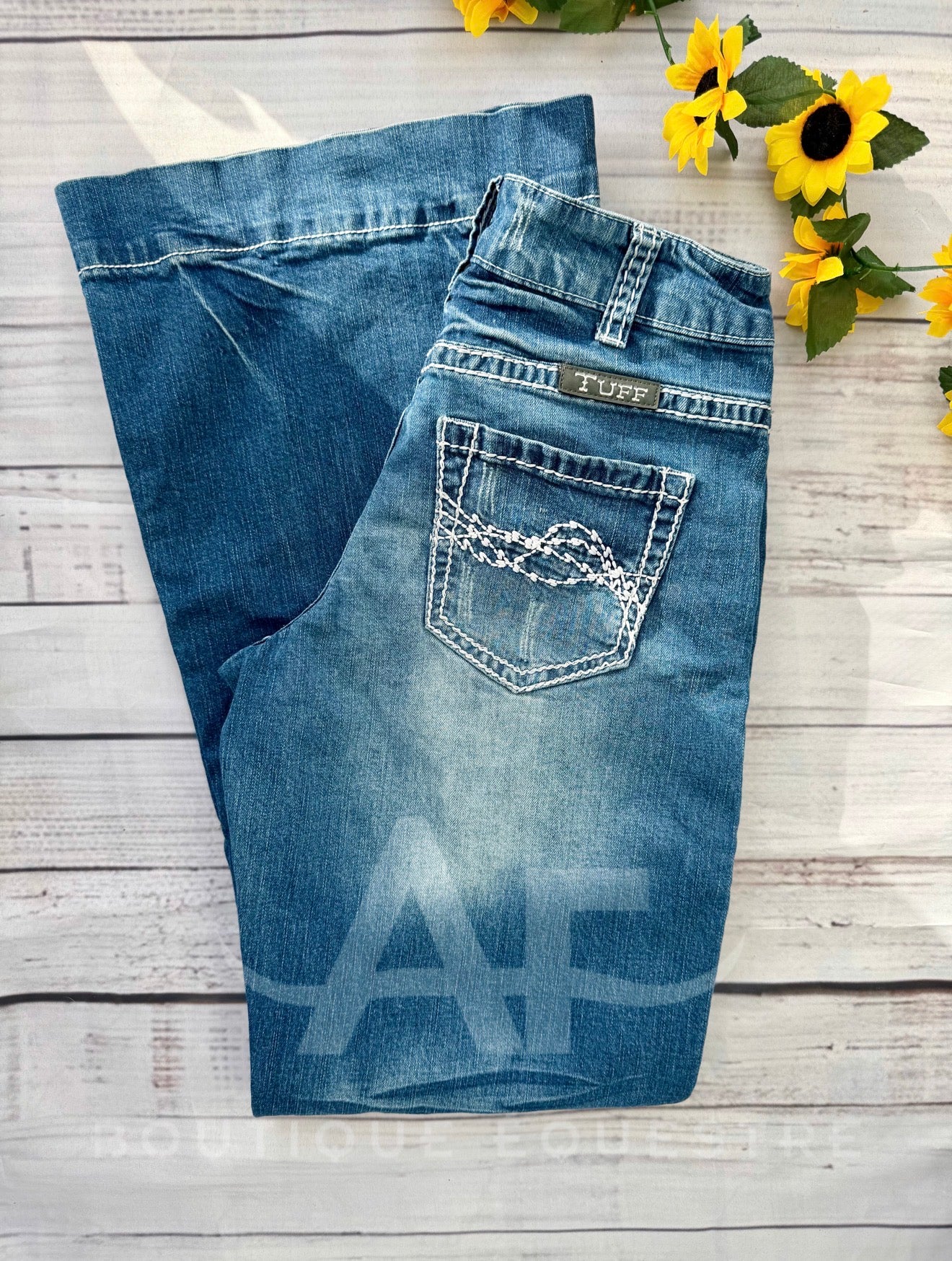 Cowgirl Tuff | Edgy Wide Leg | 25x33