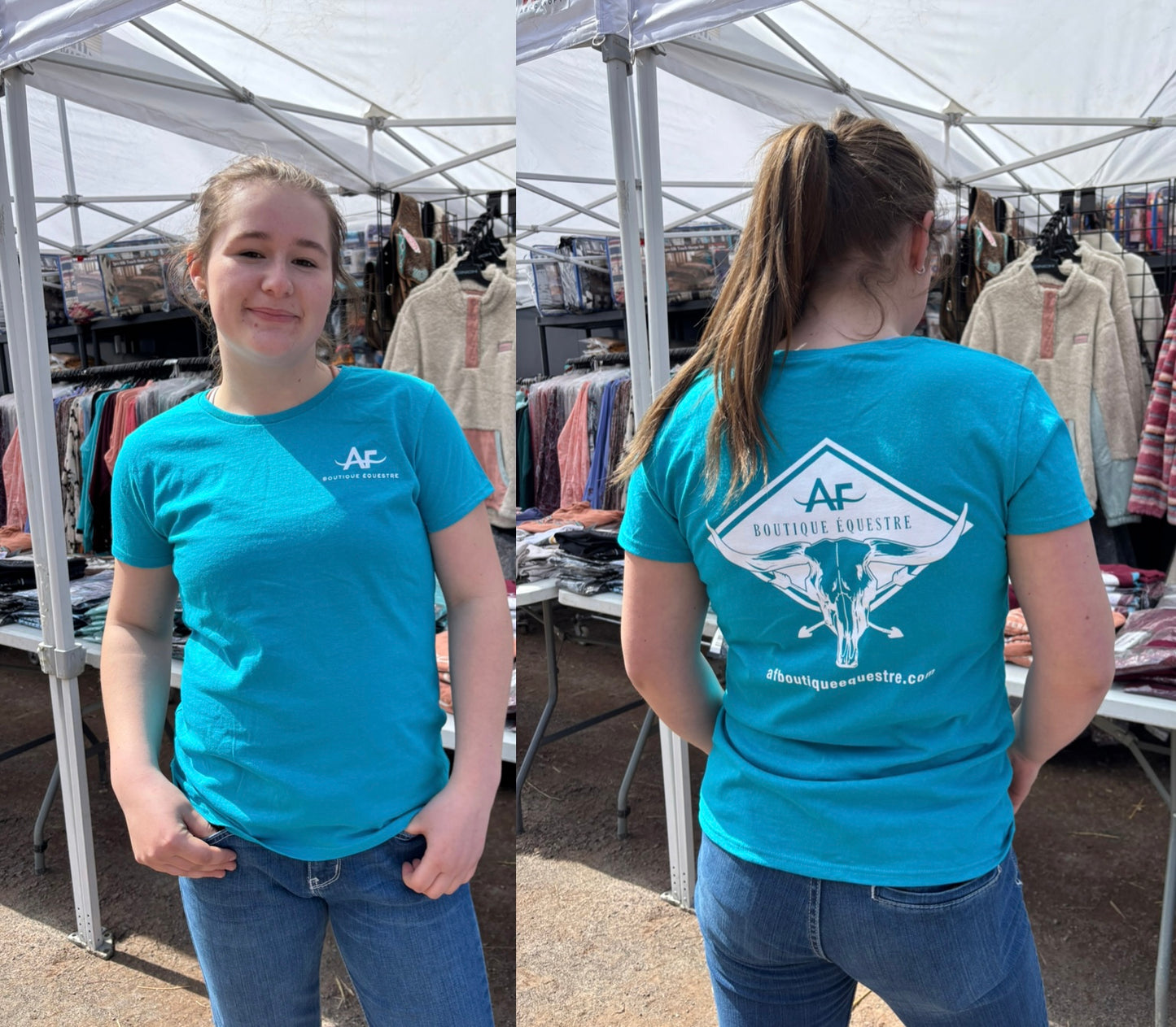 A&F | T-Shirt | Bleu