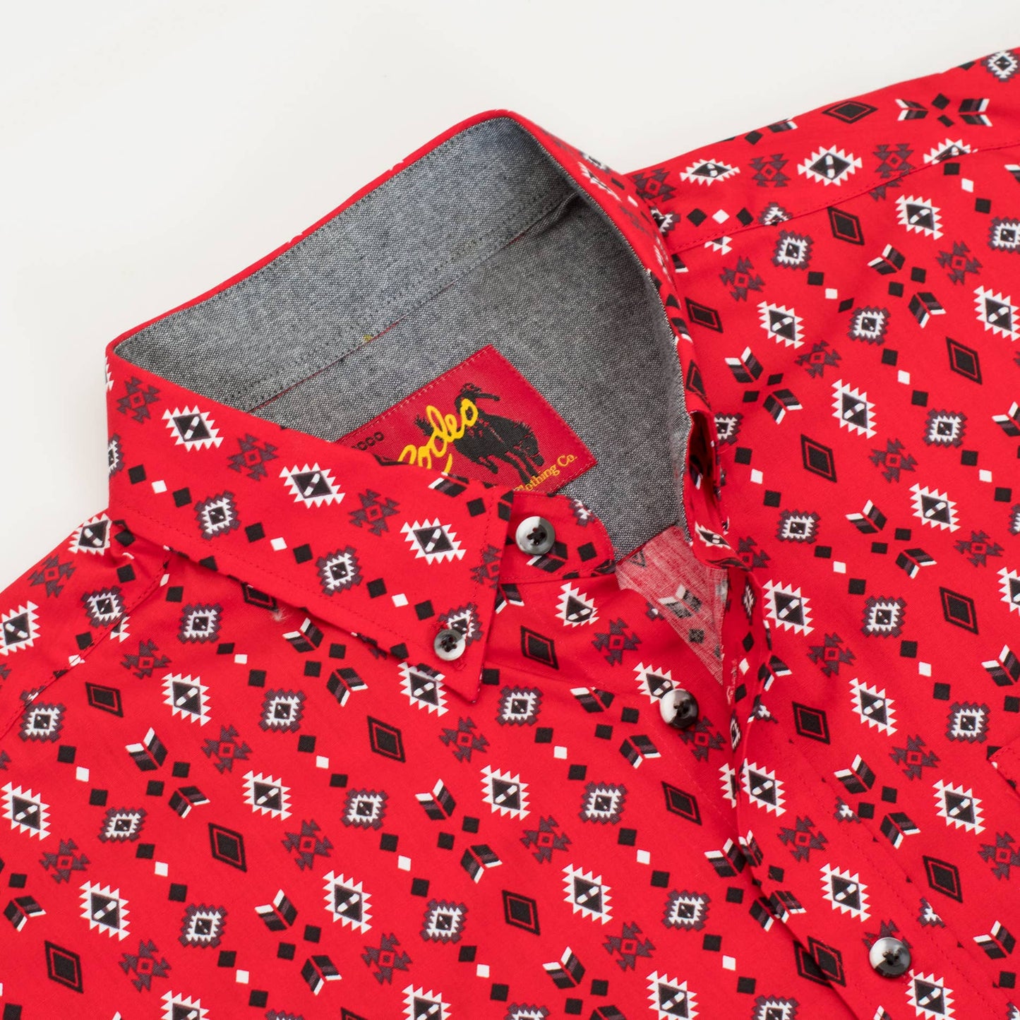 Rodeo Clothing | Chemise | Red Aztec