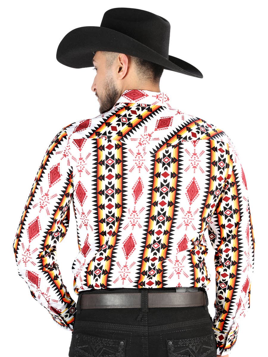 El General | Chemise | Blanc Aztec