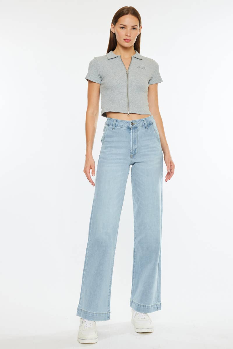 Kancan | High Wide Leg Trouser