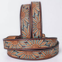 Charger l&#39;image dans la galerie, Ceinture | Tournesols turquoises Unisex

