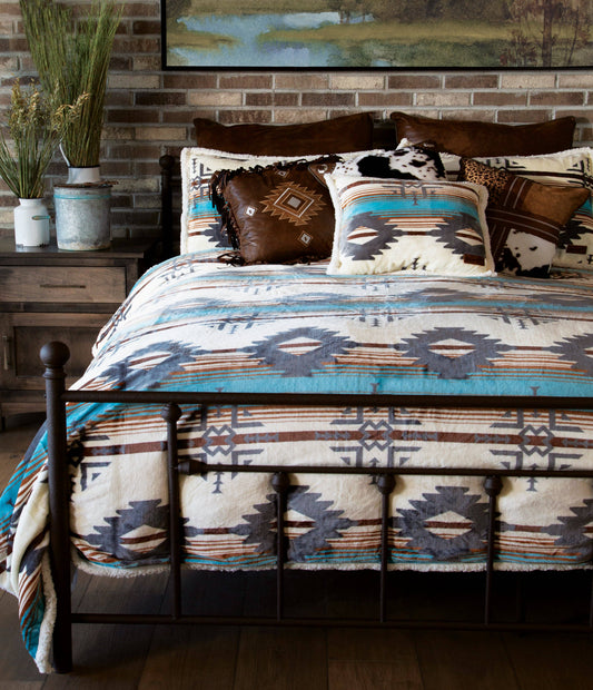 Ensemble de Lit | Wrangler® Lone Mountain Plush Sherpa Comforter Set