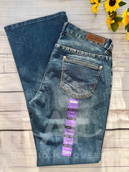 Rock & Roll | Khaki Stitching | 33x34