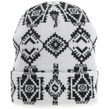 Charger l&#39;image dans la galerie, Hooey | Tuque | Aztec Noir &amp; Blanc
