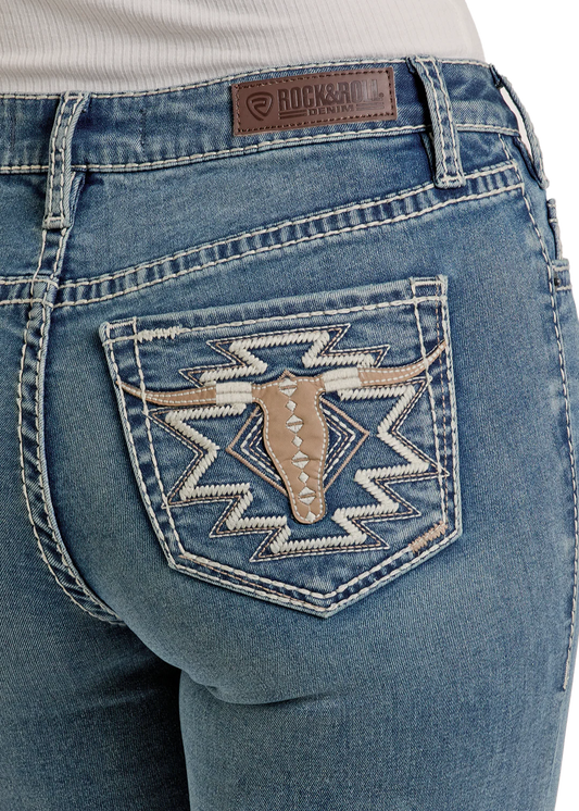 Rock & Roll | Aztec Steer | 31x32