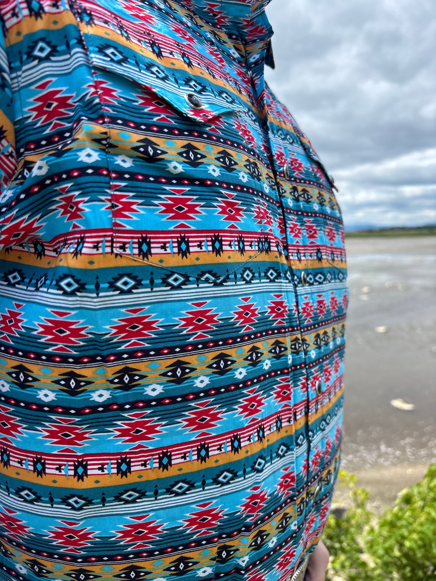 Rodeo Clothing | Chemise | Retro Aztec